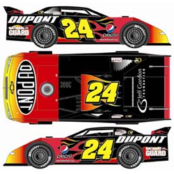 2009 Jeff Gordon 1/24th Dupont "Dirt Car"